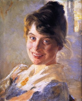 Portret van de vrouw van de kunstenaar, Marie