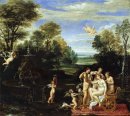 landscape with the toilet of venus 1609