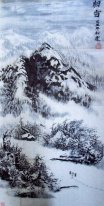 Neige - Peinture chinoise