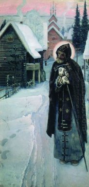 Святой Сергий Подвиги правой часть триптиха 1896