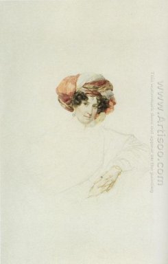 Portrait d\'une femme inconnue dans un turban