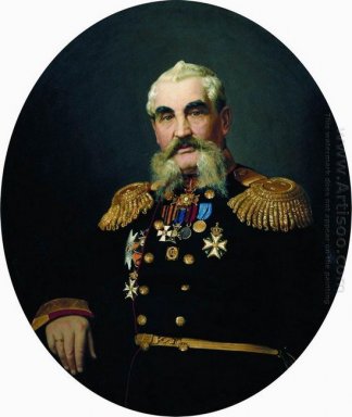 Portret van de Militaire 1866