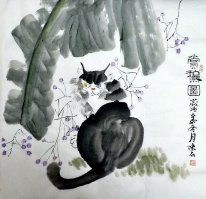 Cat - Chinesische Malerei