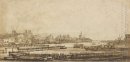 Utsikt över Amstel Från Rampart 1650