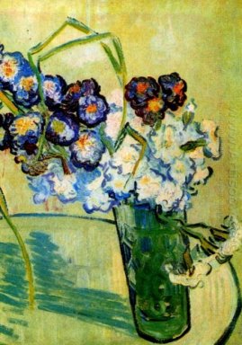 Still Life Glass With Carnations 1890