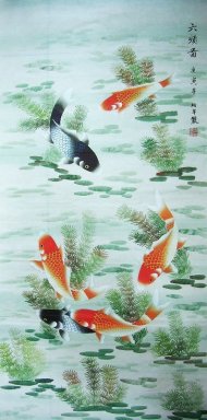 Fish - Peinture chinoise