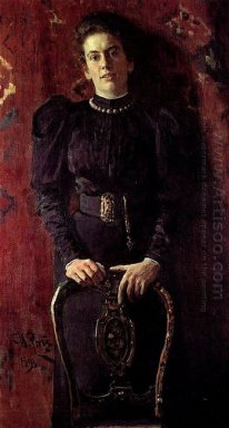 Porträt von T L Tolstaya 1893