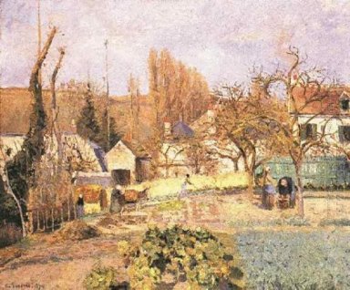 köksträdgård på Eremitaget Pontoise 1874