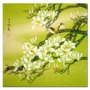 Птица и цветок-От руки - китайской живописи