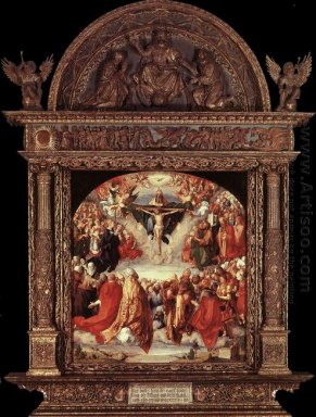 l\'adoration de la sainte trinité landauer autel 1511