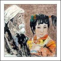 Potret - Lukisan Cina