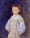 Barn i en vit klänning Lucie Berard 1883