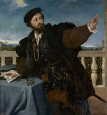 Un nobile Su Un Balcone 1525