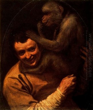 el hombre con el mono 1591