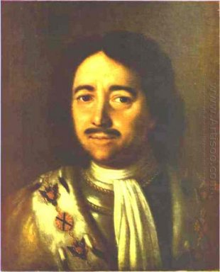 Portret van Tsaar Peter I de Grote (1672-1725)