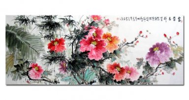 Pivoine - Peinture chinoise