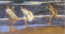 Am Strand entlang laufen 1908