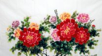 Peony y seis pies - la pintura china