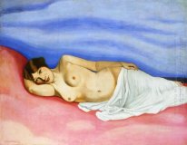 Desnuda en la cama 1913