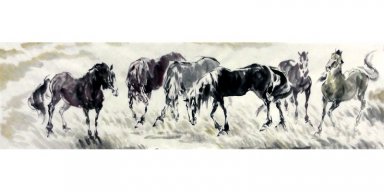 Horse - Pittura cinese