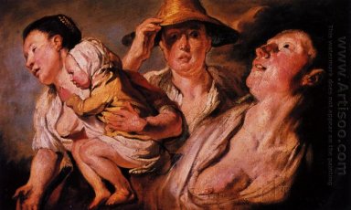 Исследование трех женщин и ребенка 1623