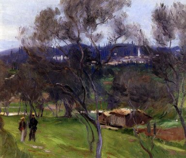 Оливковые деревья Корфу 1909