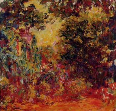 O Artista S House From The Rose Garden 1924