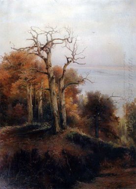 floresta do outono Kuntsevo lugar maldito 1872