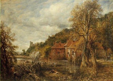 Arundel Mill And Castle 1837