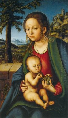 Vierge et enfant avec une grappe de raisin 1510