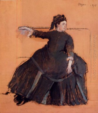 женщина на диване 1875