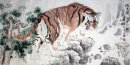 Tiger - Lukisan Cina