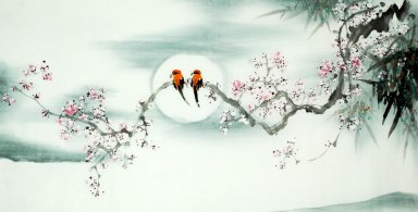 Plum Blossom - Lukisan Cina