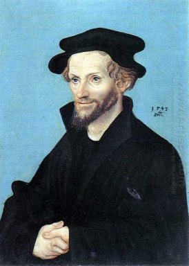 Stående av Philipp Melanchthon 1543