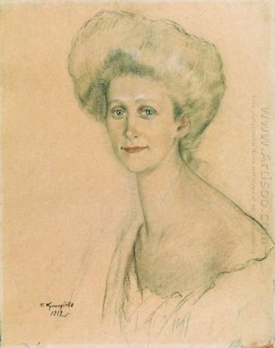 Retrato de T F Davydova 1912
