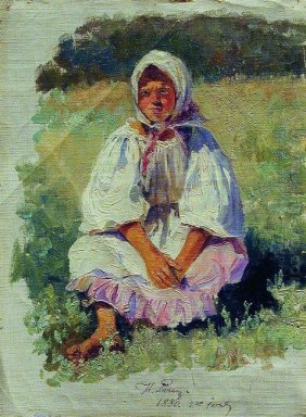 Jeune paysanne 1880
