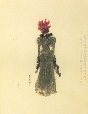 Зеленый платье 1894