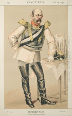 Staatslieden Nr. 660 karikatuur van Graaf Von Bismarck Schoenaus