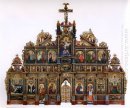 O iconostasis Maniava Hermitage