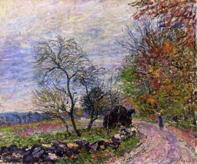 le long des bois en automne 1885