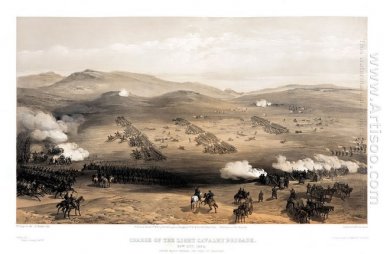 Charge of the Light Cavalry Brigade, 25th Oct. 1854, under Major