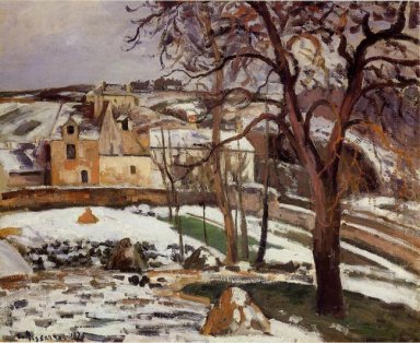 l\'effet de la neige à l ermitage pontoise 1875