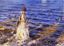 Девушка Рыбалка 1913