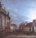 Dresden Frauenkirche And The Rampische Gasse