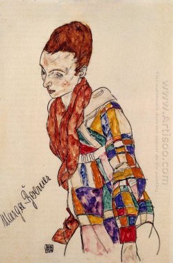 portrait de Marga boerner 1917
