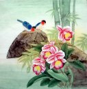 Бамбук & Птицы - китайской живописи
