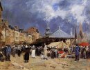 Markt Bij Trouville 1876