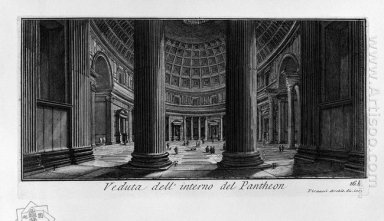 De Romeinse Oudheden T 1 Plaat Xv Pantheon 1756