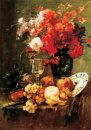 Nature morte avec fleurs et fruits