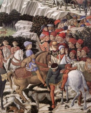 Шествие Волхв Каспар деталях 1461